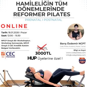 Hamileliğin Tüm Dönemlerinde Reformer Pilates 18.01.2026