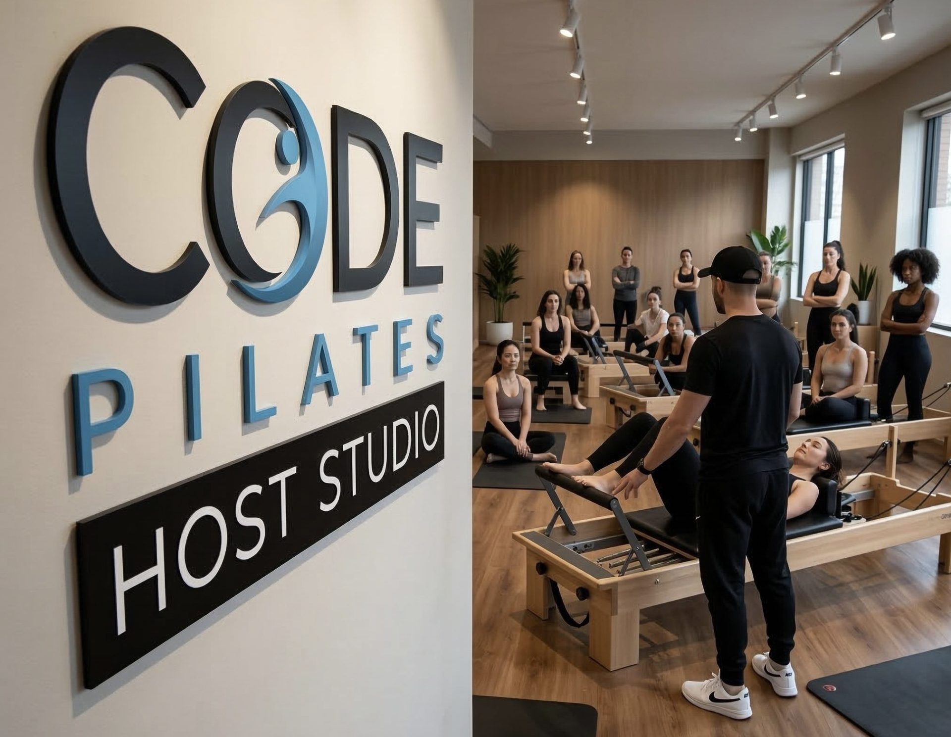 Code Pilates Academy Host Studio-partnerschap · Code Pilates Academy